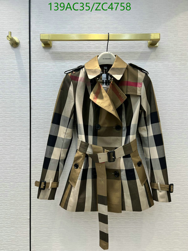 B*urberry-👕》Down jacket Women Code: ZC4758