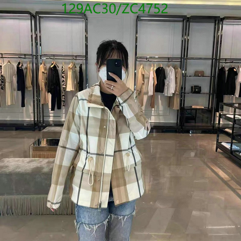 B*urberry-👕》Down jacket Women Code: ZC4752