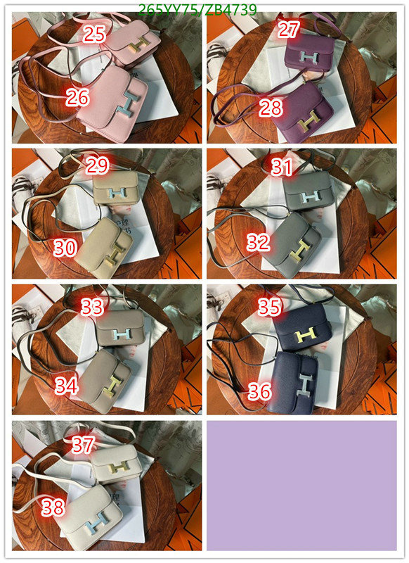 H*ermes-👜》Bag-Mirror Quality Code: ZB4739