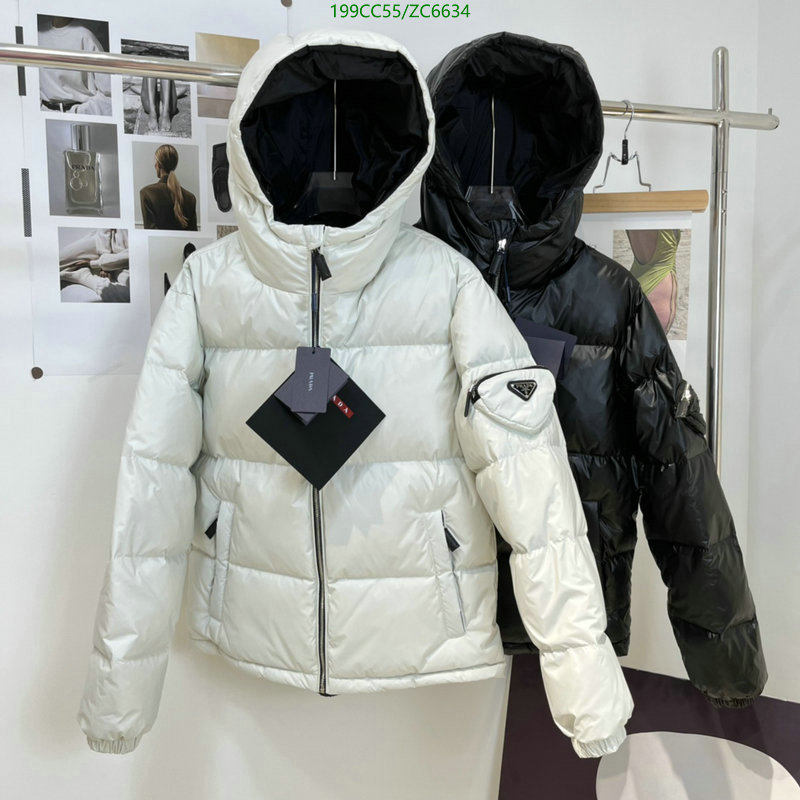 P*rada-👕》Down jacket Men Code: ZC6634
