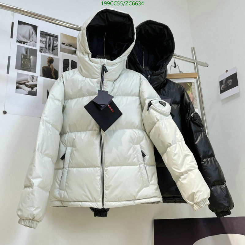 P*rada-👕》Down jacket Men Code: ZC6634