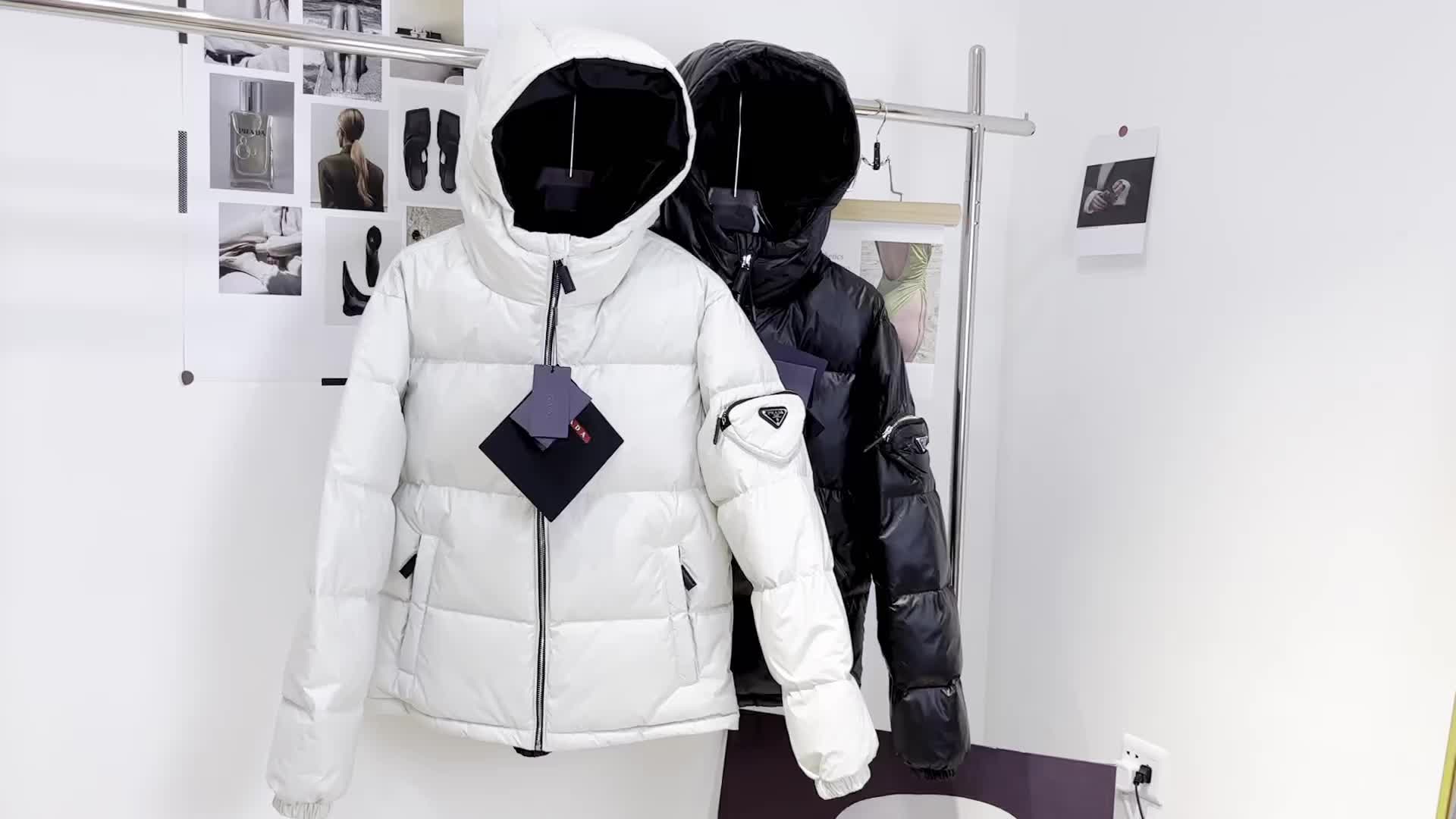 P*rada-👕》Down jacket Men Code: ZC6634