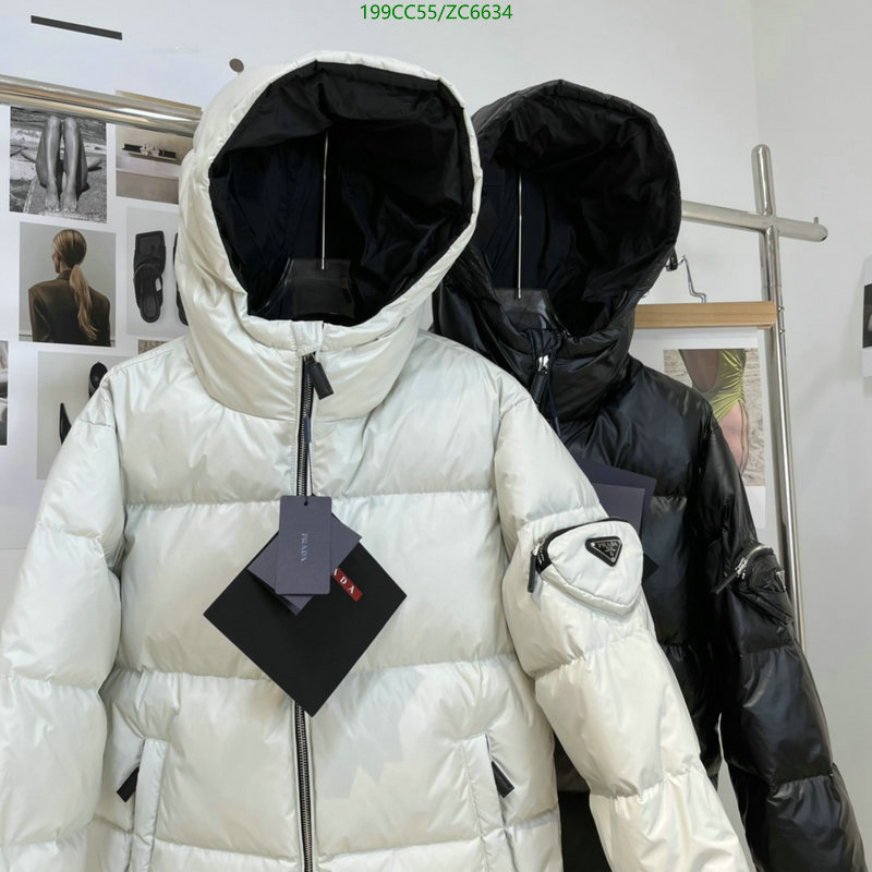 P*rada-👕》Down jacket Men Code: ZC6634
