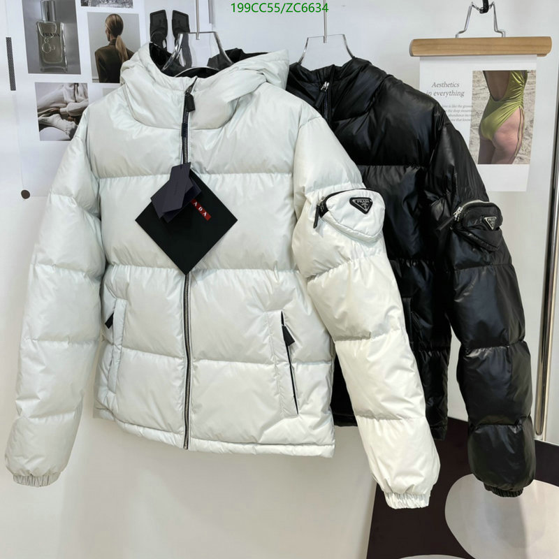 P*rada-👕》Down jacket Men Code: ZC6634