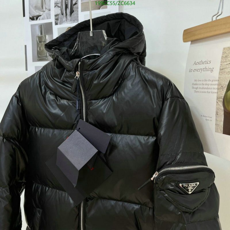 P*rada-👕》Down jacket Men Code: ZC6634