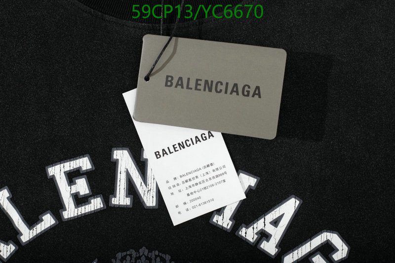 B*alenciaga-👕》Clothing Code: YC6670