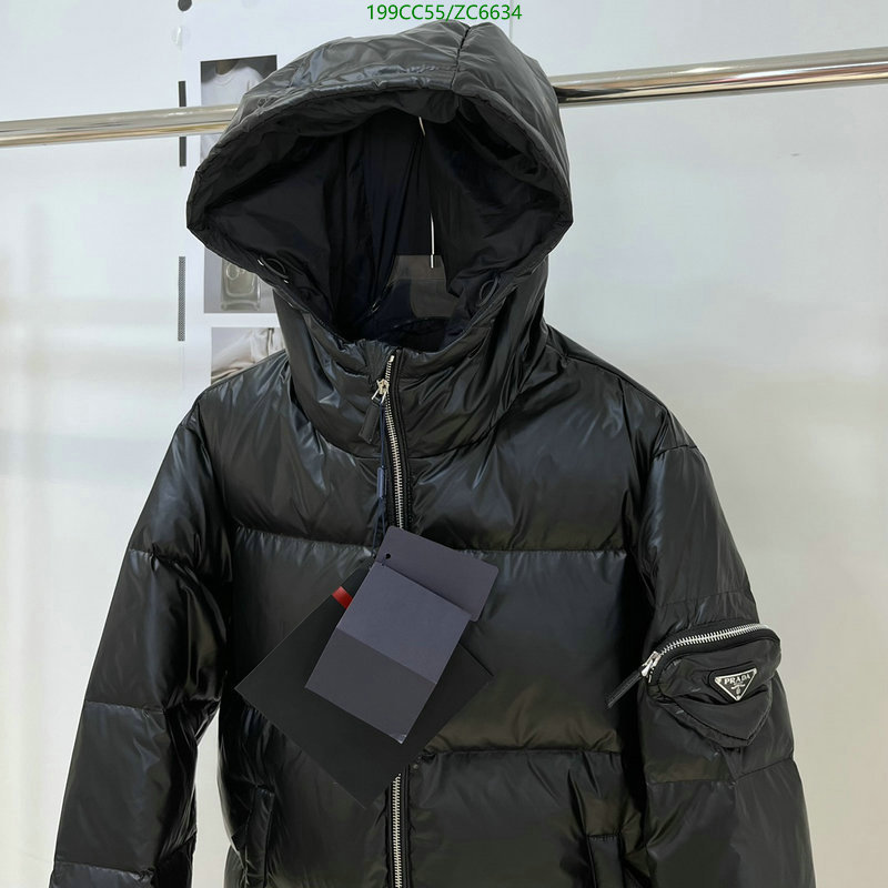 P*rada-👕》Down jacket Men Code: ZC6634