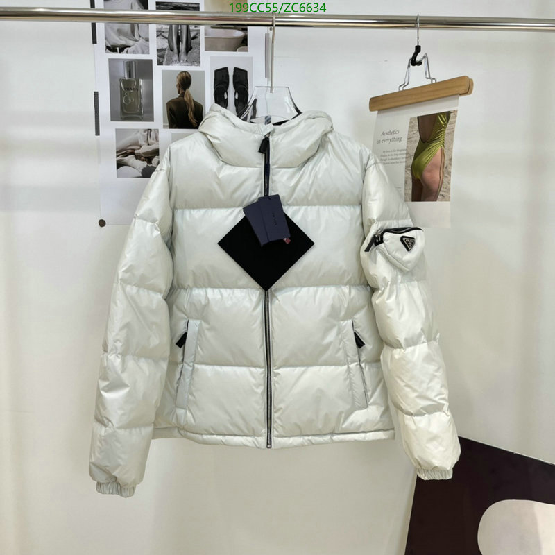 P*rada-👕》Down jacket Men Code: ZC6634