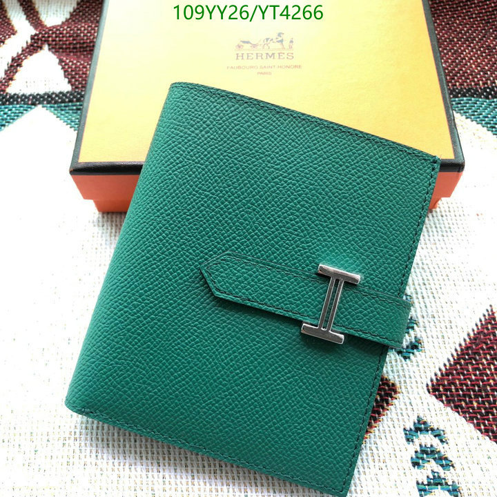 He*rm*es-》Wallet-Mirror Quality Code: YT4266