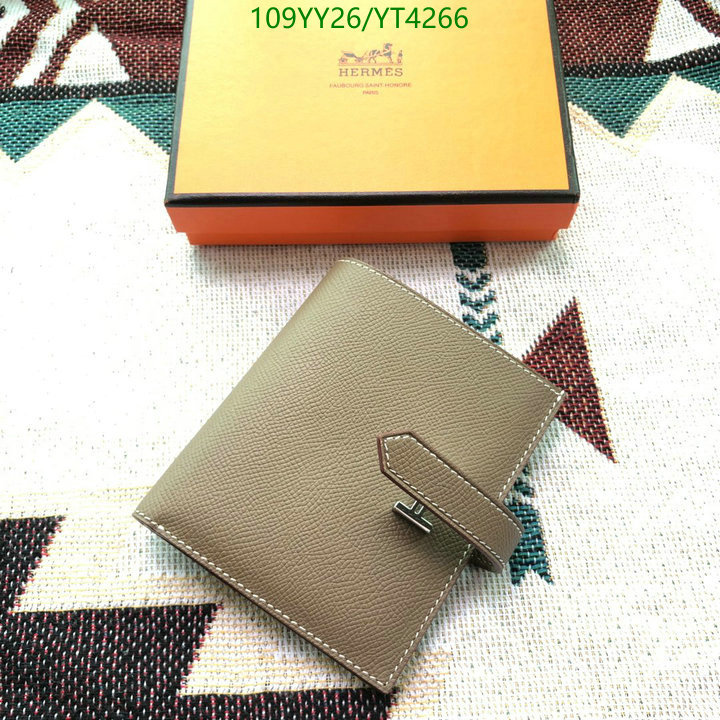 He*rm*es-》Wallet-Mirror Quality Code: YT4266