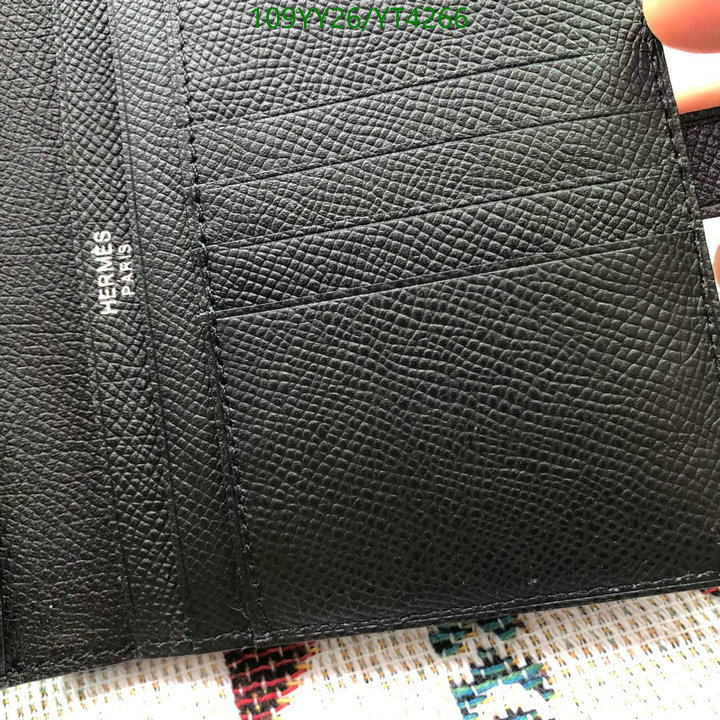 He*rm*es-》Wallet-Mirror Quality Code: YT4266