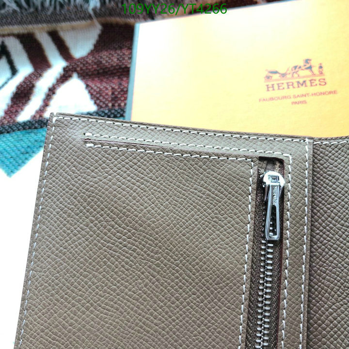 He*rm*es-》Wallet-Mirror Quality Code: YT4266