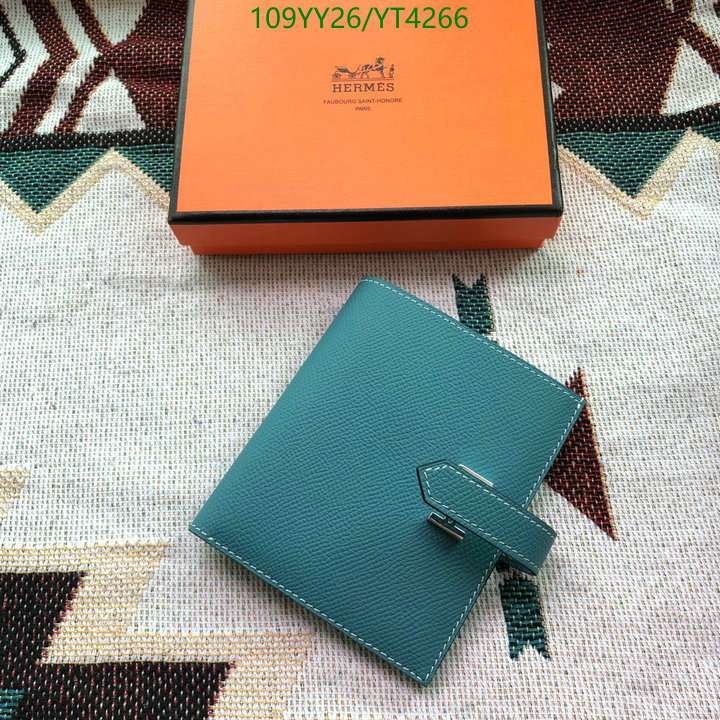He*rm*es-》Wallet-Mirror Quality Code: YT4266