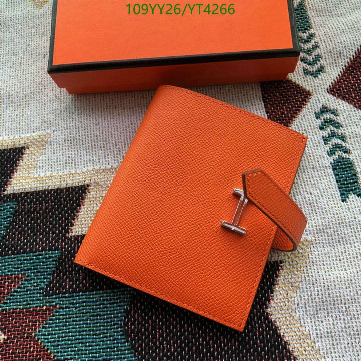 He*rm*es-》Wallet-Mirror Quality Code: YT4266