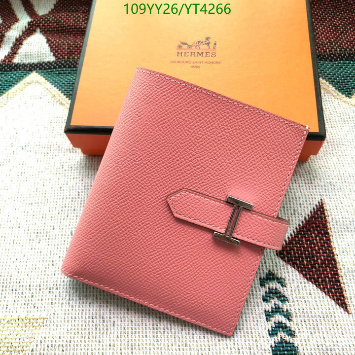 He*rm*es-》Wallet-Mirror Quality Code: YT4266