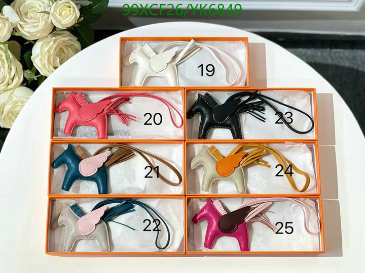 He*rm*es-》Key pendant-Mirror Quality Code: YK6849