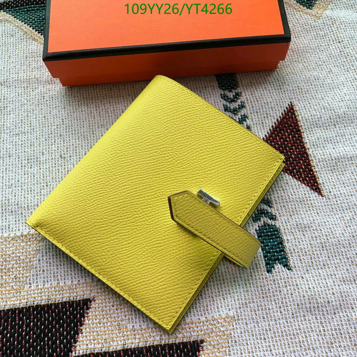 He*rm*es-》Wallet-Mirror Quality Code: YT4266