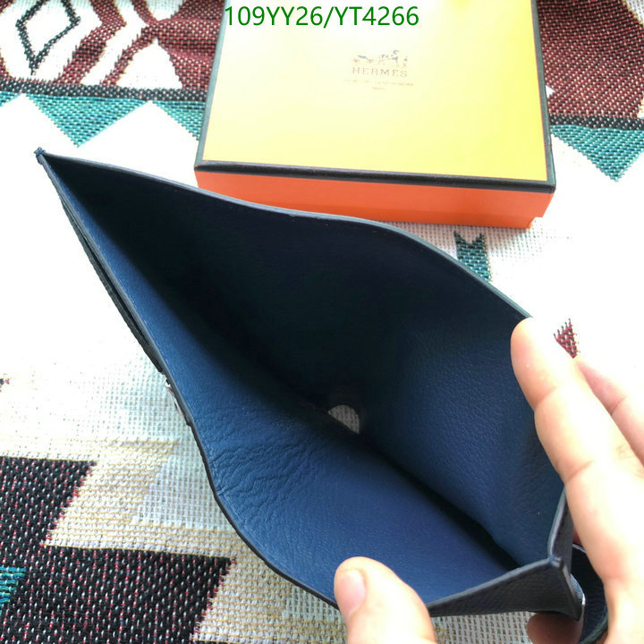 He*rm*es-》Wallet-Mirror Quality Code: YT4266