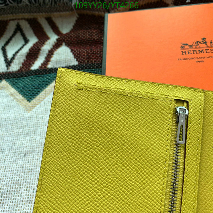 He*rm*es-》Wallet-Mirror Quality Code: YT4266