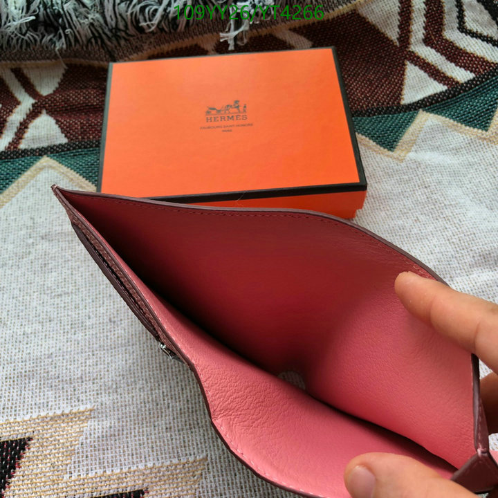 He*rm*es-》Wallet-Mirror Quality Code: YT4266
