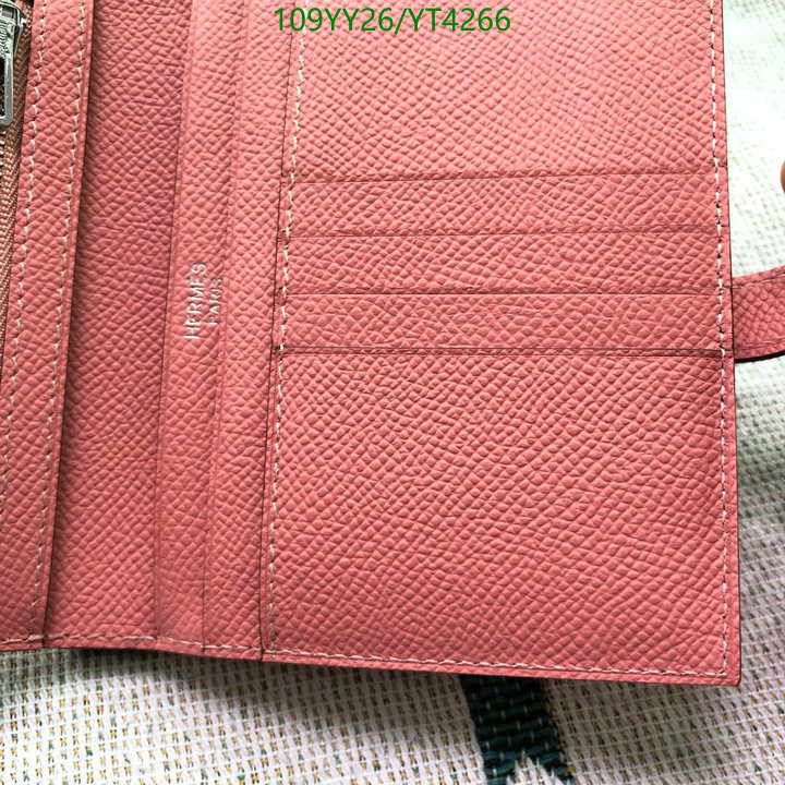 He*rm*es-》Wallet-Mirror Quality Code: YT4266