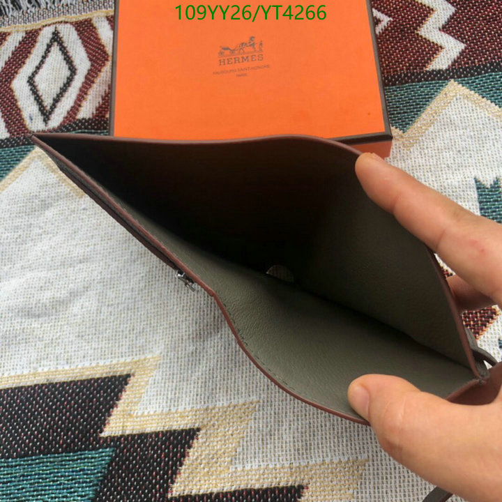 He*rm*es-》Wallet-Mirror Quality Code: YT4266