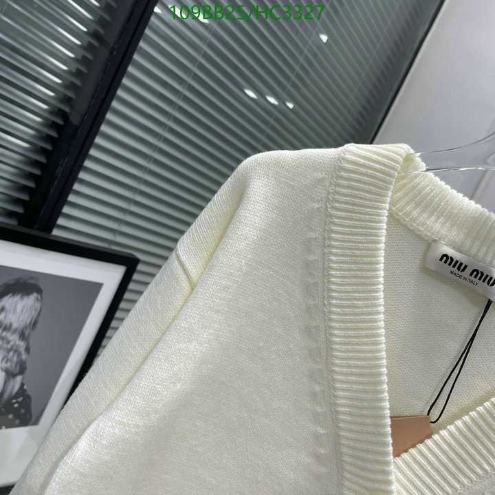 M*IUMIU-👕》Clothing Code: HC3327