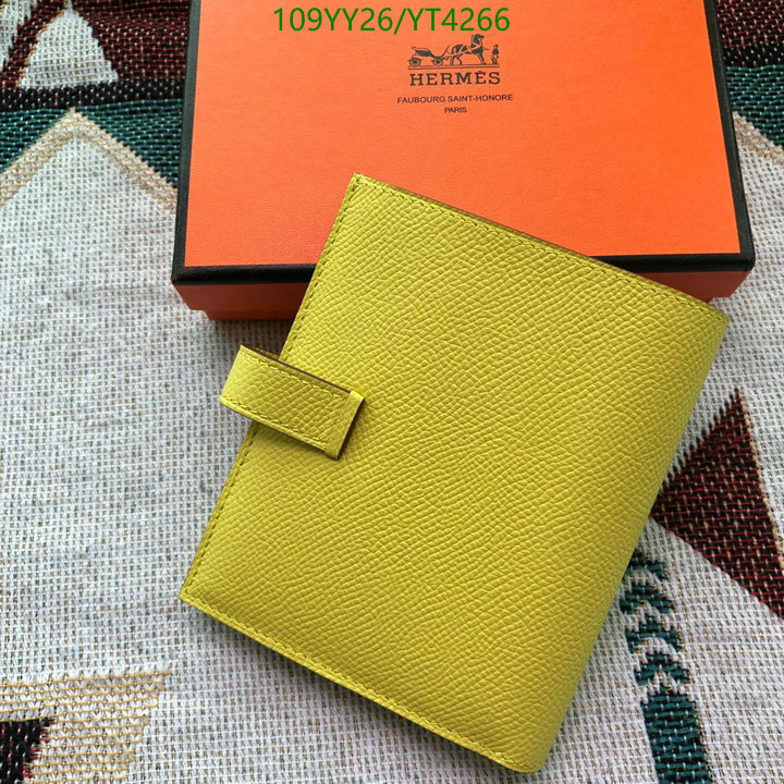 He*rm*es-》Wallet-Mirror Quality Code: YT4266