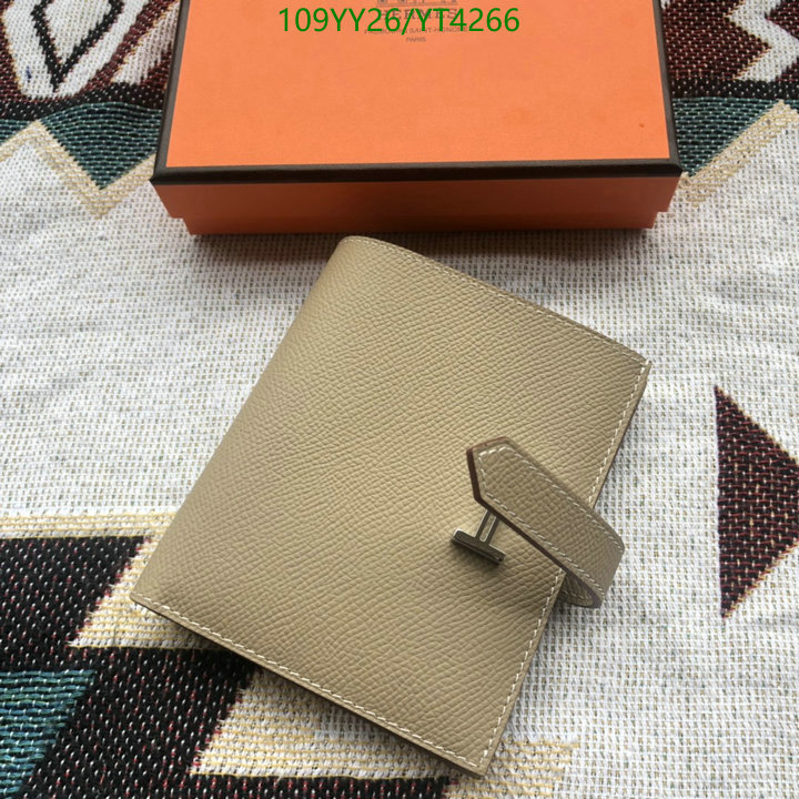 He*rm*es-》Wallet-Mirror Quality Code: YT4266