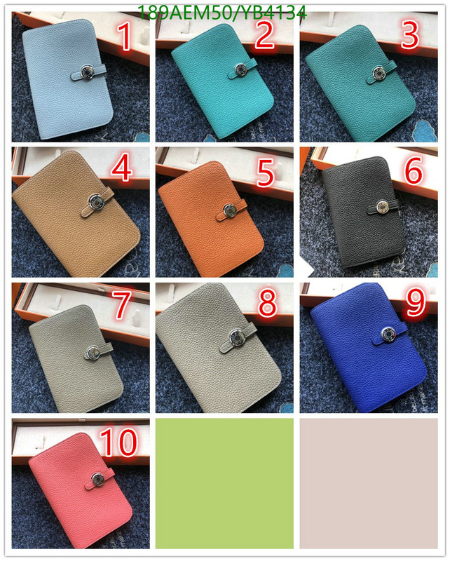 He*rm*es-》Wallet-Mirror Quality Code: YB4134