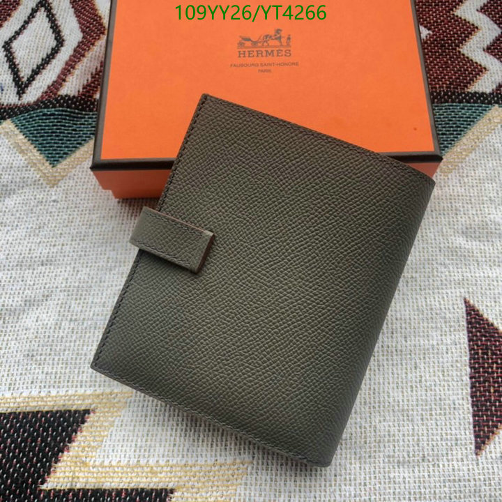 He*rm*es-》Wallet-Mirror Quality Code: YT4266