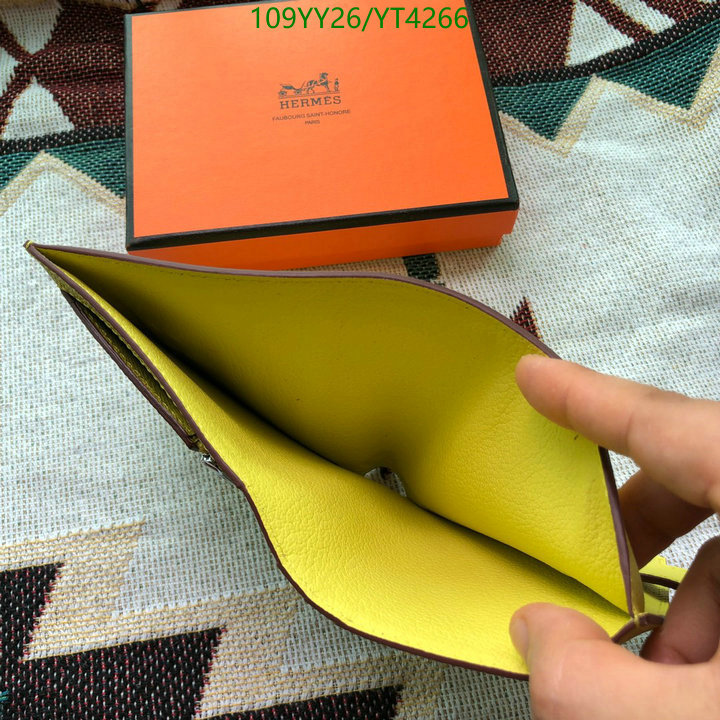 He*rm*es-》Wallet-Mirror Quality Code: YT4266