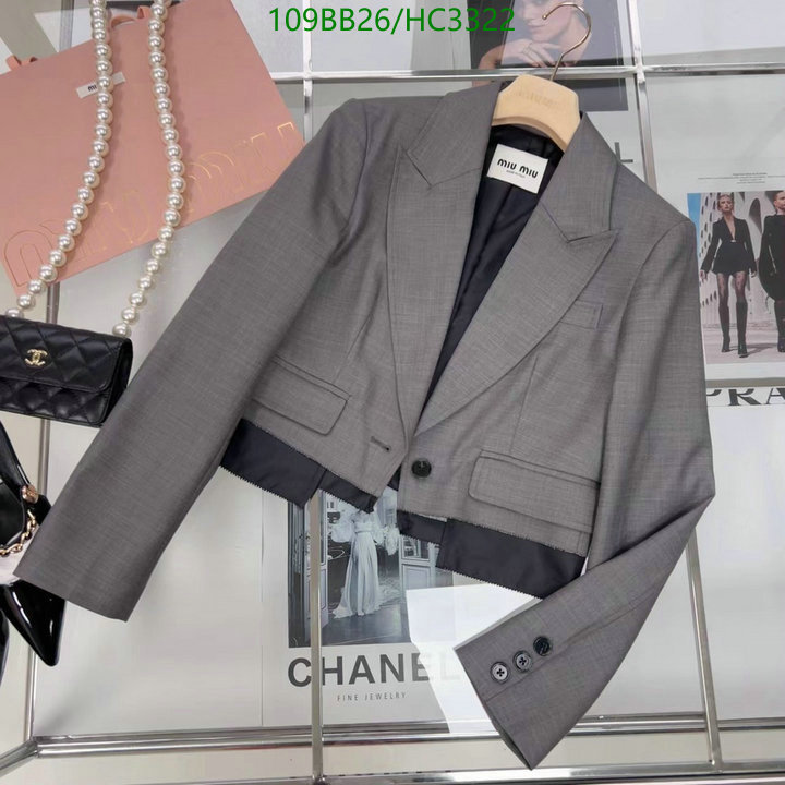 M*IUMIU-👕》Clothing Code: HC3322