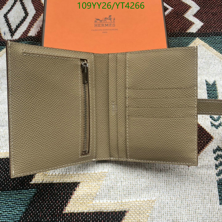 He*rm*es-》Wallet-Mirror Quality Code: YT4266