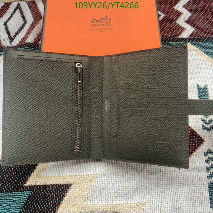 He*rm*es-》Wallet-Mirror Quality Code: YT4266