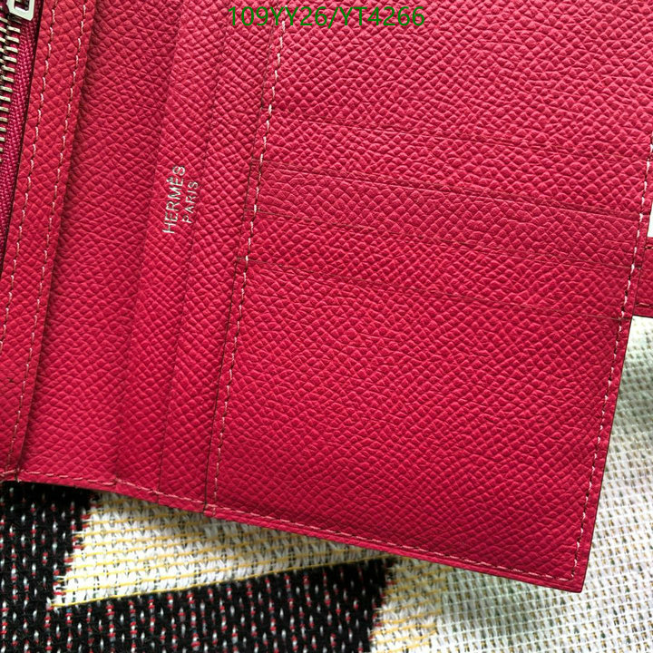 He*rm*es-》Wallet-Mirror Quality Code: YT4266