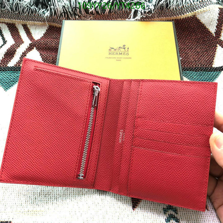 He*rm*es-》Wallet-Mirror Quality Code: YT4266