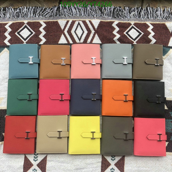He*rm*es-》Wallet-Mirror Quality Code: YT4266