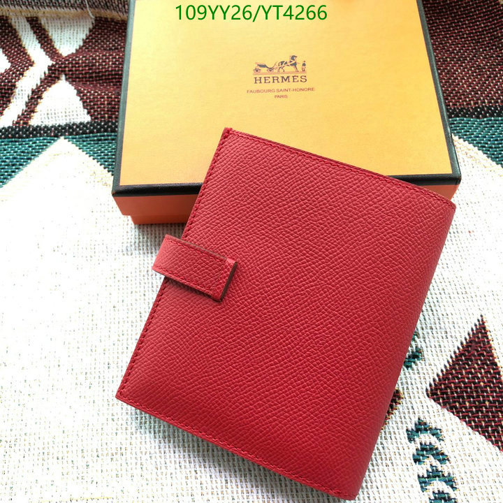 He*rm*es-》Wallet-Mirror Quality Code: YT4266