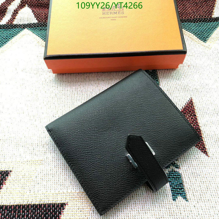 He*rm*es-》Wallet-Mirror Quality Code: YT4266