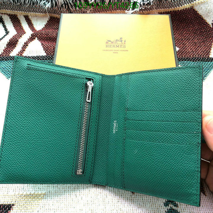 He*rm*es-》Wallet-Mirror Quality Code: YT4266