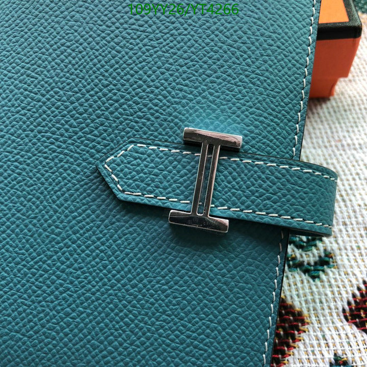 He*rm*es-》Wallet-Mirror Quality Code: YT4266
