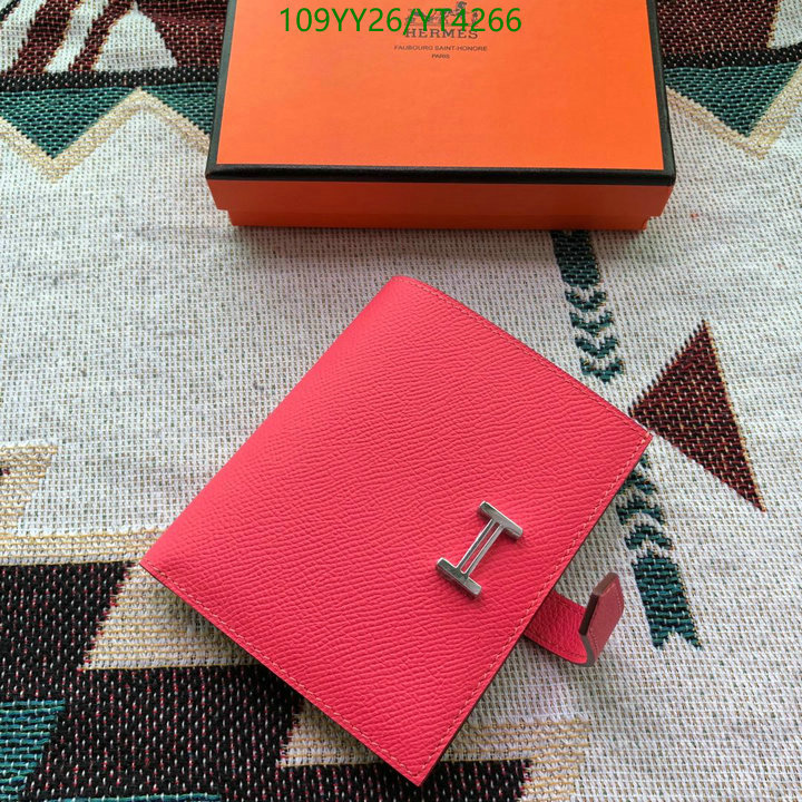 He*rm*es-》Wallet-Mirror Quality Code: YT4266