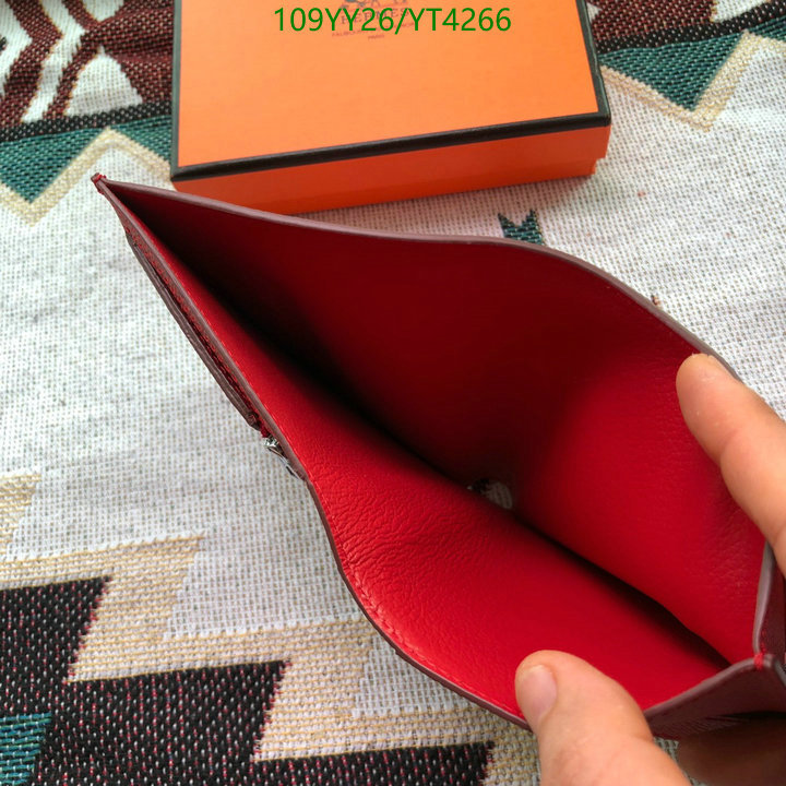He*rm*es-》Wallet-Mirror Quality Code: YT4266