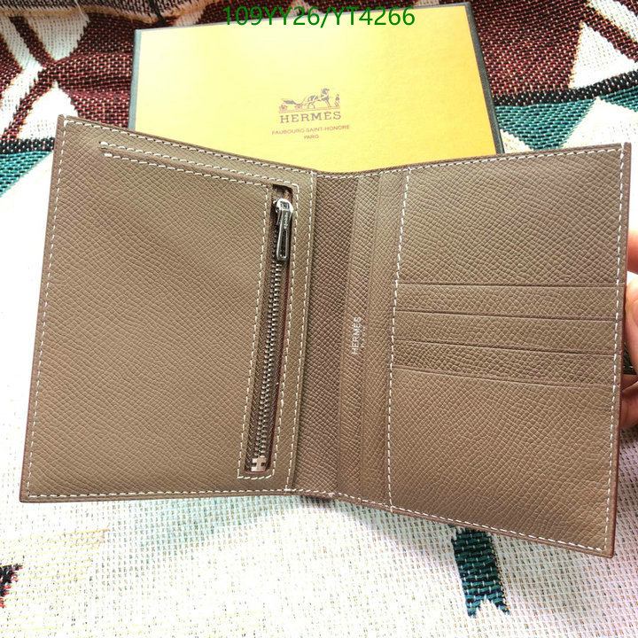 He*rm*es-》Wallet-Mirror Quality Code: YT4266
