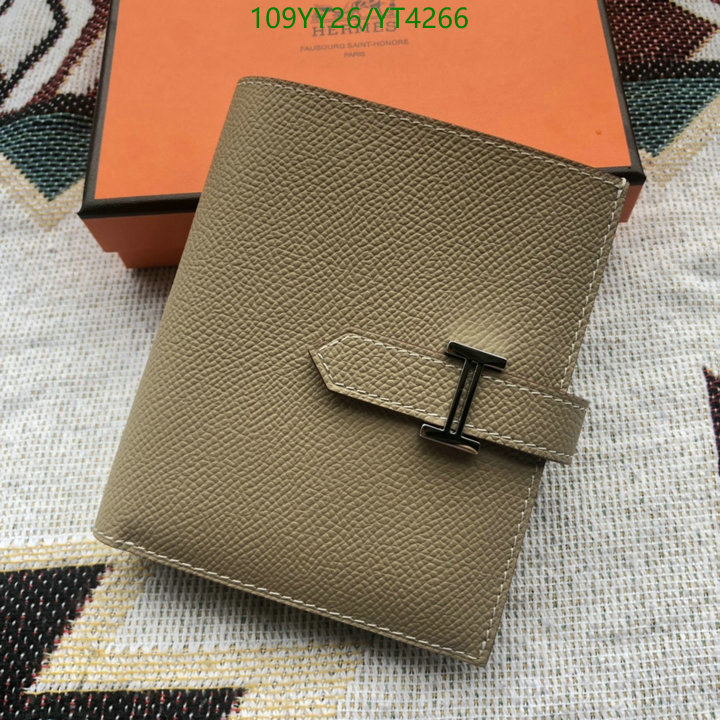 He*rm*es-》Wallet-Mirror Quality Code: YT4266