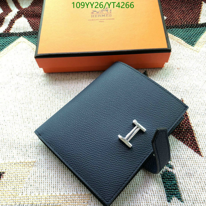 He*rm*es-》Wallet-Mirror Quality Code: YT4266