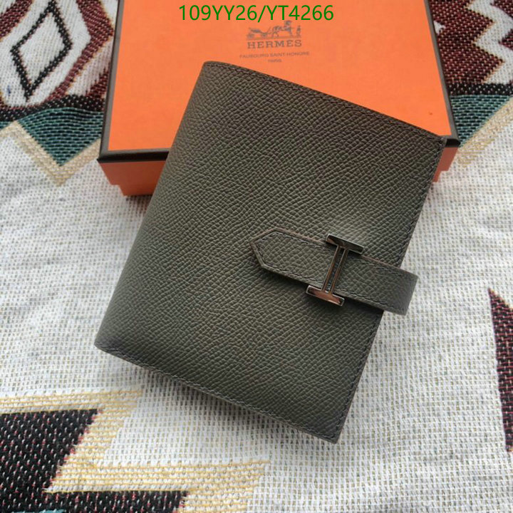He*rm*es-》Wallet-Mirror Quality Code: YT4266