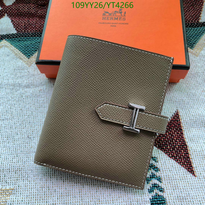 He*rm*es-》Wallet-Mirror Quality Code: YT4266