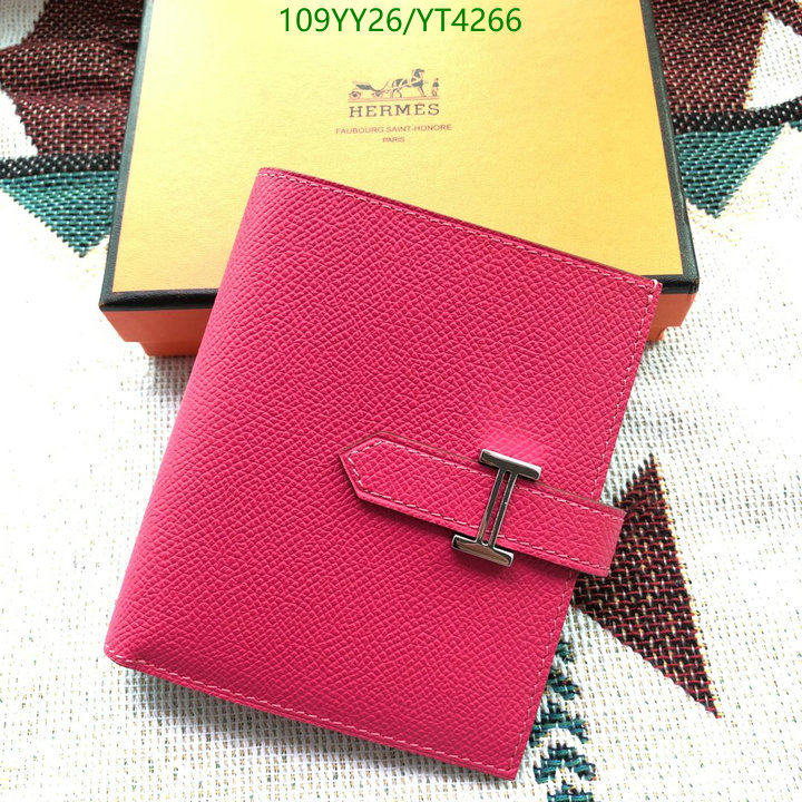 He*rm*es-》Wallet-Mirror Quality Code: YT4266